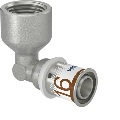 Uponor S-Press Plus raccord équerres 90° bi.dr. 16mmx1/2