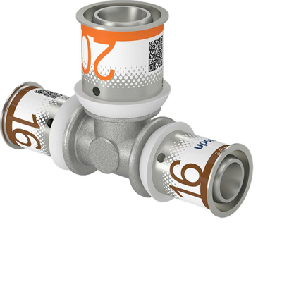 Uponor S-Press Plus raccord T réducteur 16x20x16mm