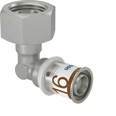 Uponor S-Press Plus Aqua raccord équerres SK 90° Geberit 16mmx1/2bi