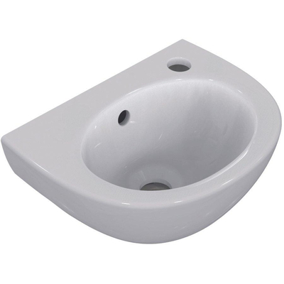 Ideal Standard Simplicity handwasbakje 350x260x160 mm wandmontage porselein wit met kraangat rechts