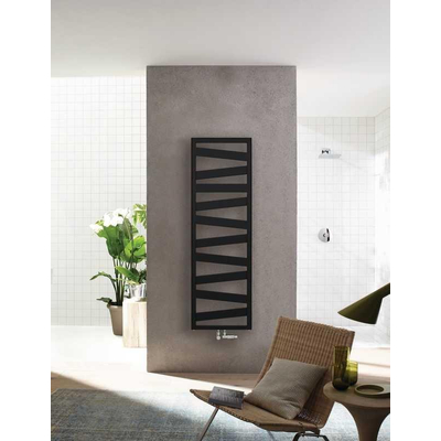 Zehnder Ribbon Radiateur sèche-serviettes 126,6x50cm 509watt Acier Blanc brillant