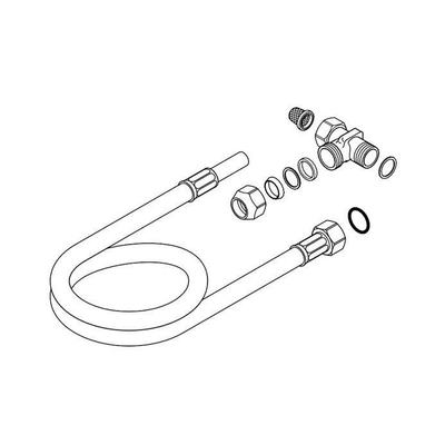 Villeroy & Boch Viclean kit de raccordement pour réservoir encastré