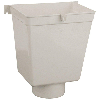 Wavin HWA vergaarbak met tuit 80mm wit