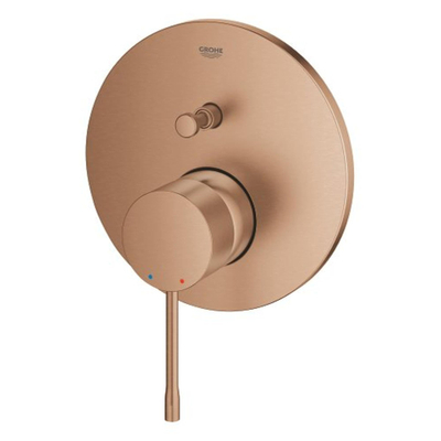 Grohe Essence New Afbouwdeel - voor inbouw badkraan - met omstel - brushed warm sunset (koper)