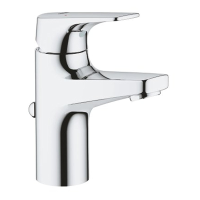 GROHE Bau Flow waterbesparende wastafelkraan S-size met waste chroom