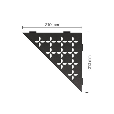 Schluter Shelf Accessoires - Structuur-gecoat donker antraciet