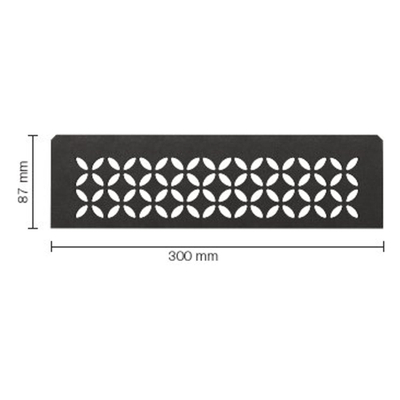 Schluter étagère florale 30x8,7cm anthracite foncé