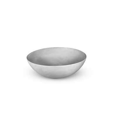 Looox Ceramic raw waskom - 40cm - rond - light grey