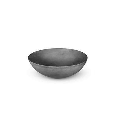 Looox Ceramic raw vasque à poser - 40cm - ronde - dark grey