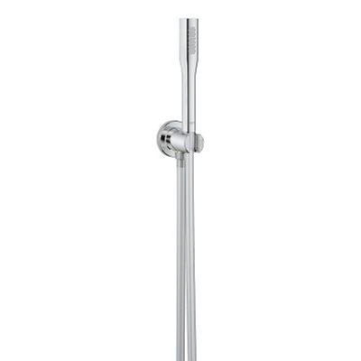 GROHE Euphoria Cosmopolitan Stick Ensemble douchette à main - 1 jet - avec support - avec coude de raccordement mural - flexible lisse - 150cm - chrome