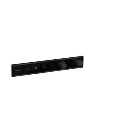 Hansgrohe Rainselect Afbouwdeel - voor inbouw douchekraan - thermostatisch - voor 4 functies - 59.8x90cm - thermostaat - mat zwart