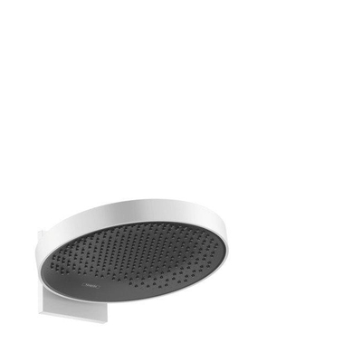 Hansgrohe Rainfinity PowderRain pomme de douche 360 1 jet avec bras de douche inclinable verticalement 10-30° Ø36cm mat blanc