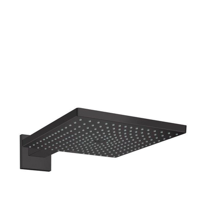 Hansgrohe Raindance E douche de tête - 30x30cm - carré - avec bras de douche - noir mat