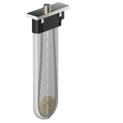 Hansgrohe Sbox Kit d'habillage rectangulaire comprenant une boîte à flexible, un flexible de douche et une rosace à 1 fonction pour baignoire ou carrelage chrome