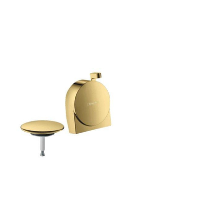 Hansgrohe Exafill S S - afbouwdeel - voor badafvoer- overloop- en vulcombinatie - glans goud