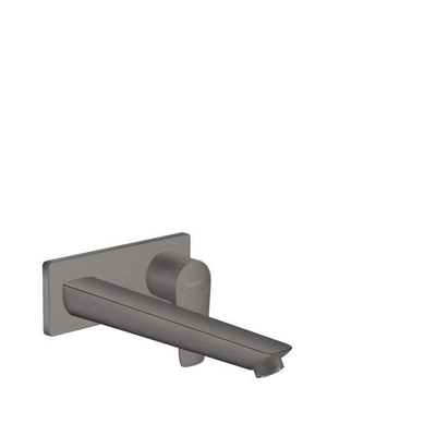 Hansgrohe Talis E corps encastré p. mitigeur lavabo encastré avec bec 22.5cm chrome noir brossé