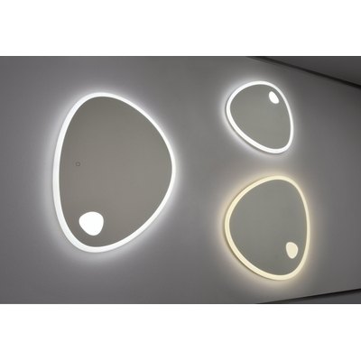 Royal plaza Intent spiegel driehoek 50x50cm inclusief indirect LED licht rondom