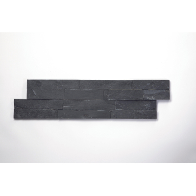 Royal plaza steenstrips ardoise 150x550 noir mat