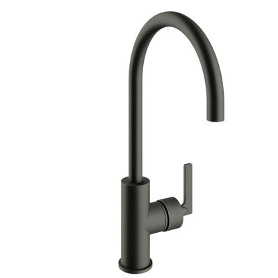 Royal Plaza Dora robinet à levier version haute avec levier black steel