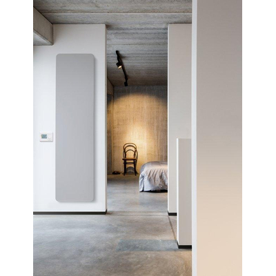 Vasco oni o p el radiateur électrique design aluminium 1400x500 avec 750w blanc structuré (s600)