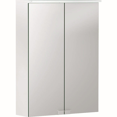 Geberit Option armoire de toilette avec éclairage 2 portes 50x67,5cm blanc