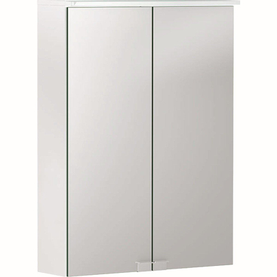 Geberit OPTION spiegelkast - met verlichting - 2 deuren - 50x67.7cm - wit