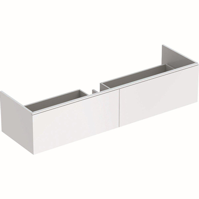 Geberit Xeno2 Meuble sous-vasque 2 tiroirs 159,5x47cm blanc mat
