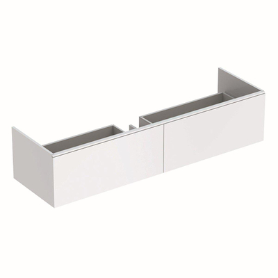 Geberit Xeno2 Meuble sous-vasque 2 tiroirs 139,5x47cm blanc mat