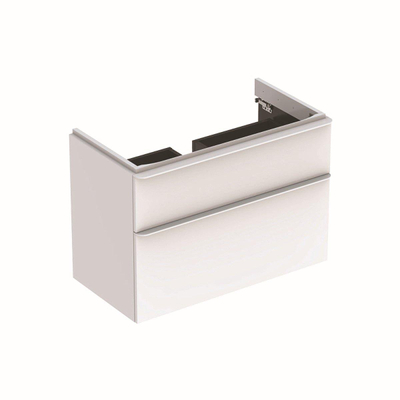 Geberit Smyle wastafelonderkast - 2 laden - 88.4x62cm - wit glans