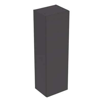 Geberit Smyle Square halfhoge kast - 1 deur - 118x36cm links/rechts - mat lava (grijs)