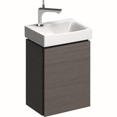 Geberit Xeno2 meuble sous-fonte 1 porte 38x52.5x26.5 gauche/droite gris scultura