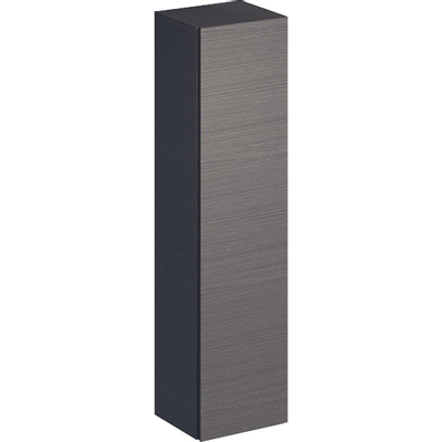 Geberit Xeno2 armoire haute 1 porte et miroir intérieur 170x40x35,1cm gauche/droite gris scultura