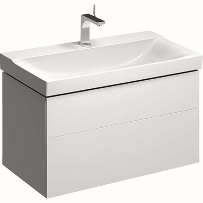 Geberit Xeno2 wastafelonderkast - 2 laden - 88x53cm - wit glans
