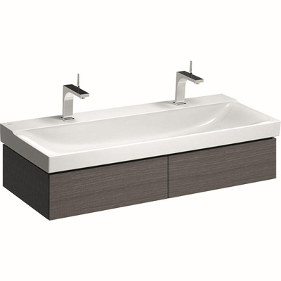 Geberit Xeno2 wastafelonderkast - 2 lades - 117.4x46.2cm - scultura grijs