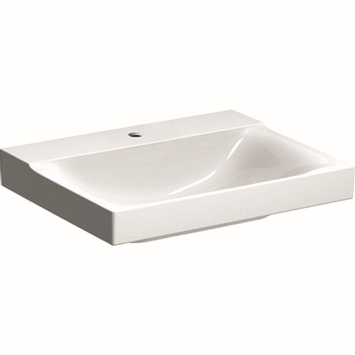 Geberit Xeno2 lavabo avec trou pour robinet sans trop-plein 60x48x14cm KeraTect blanc