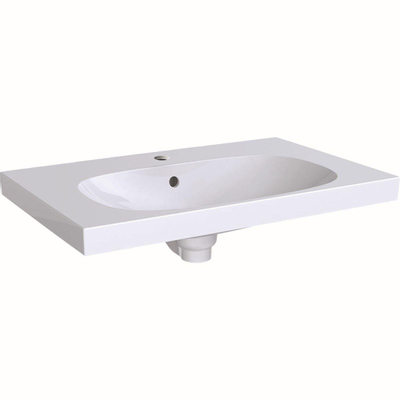 Geberit Acanto lavabo avec trou pour robinet avec trop-plein 75x48.2x16.8cm blanc 500622012