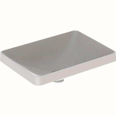 Geberit VariForm lavabo à poser rectangulaire sans trou de robinetterie sans trop-plein 55x40x17.8cm blanc 500738012