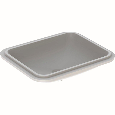 Geberit VARIFORM onderbouwwastafel - 50x49cm - zonder kraangat - zonder overloop - wit