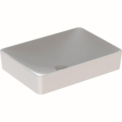 Geberit VARIFORM opzetwastafel rechthoekig - 55x40cm - zonder overloop - glans wit