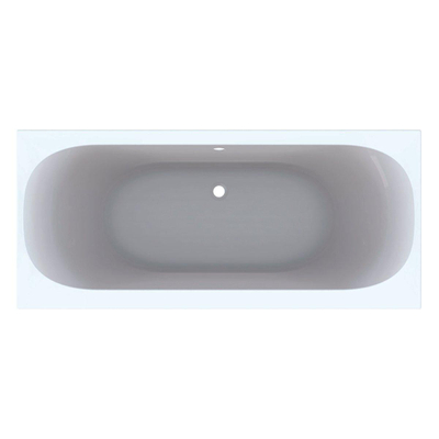 Geberit Soana plastique duo bain acrylique rectangulaire avec bord étroit 180x80x45cm blanc 554007011