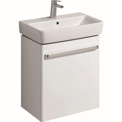 Geberit Renova compact meuble bas pour lavabo 1 porte 55x60.4x36.7cm blanc