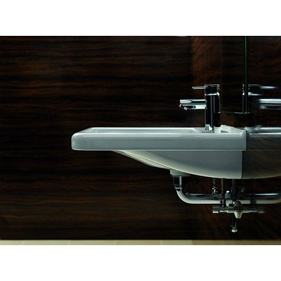 Geberit 300 Comfort wastafel - 65cm - 1 kraangat - met overloop KeraTect - wit