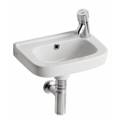 Geberit 300 Basic lave-mains avec trou de robinet à droite avec trop-plein 36x25x15cm blanc