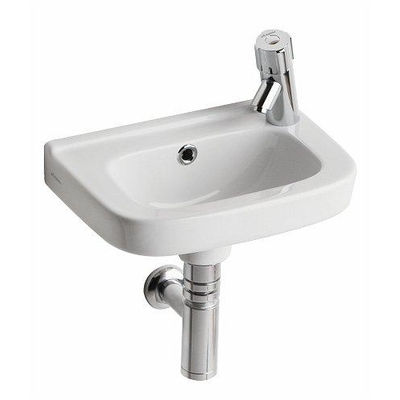 Geberit 300 Basic Lave-mains avec trou de robinet droite 36x25x15cm Blanc