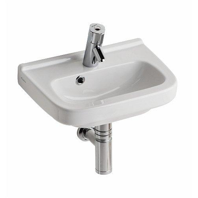Geberit 300 Basic lave-mains sans trou de robinet sans trop-plein 40x25x15cm avec KeraTect blanc