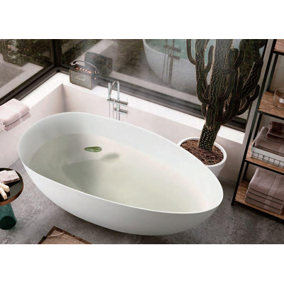 Royal plaza Garni baignoire îlot 170x78cm blanc mat