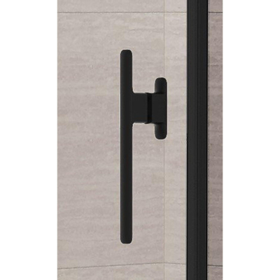Royal plaza Hendra poignée complète rectangulaire 24x2x3 cm noir mat