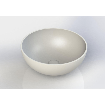 Royal plaza Lement Vasque ronde 40x15,5cm blanc mat