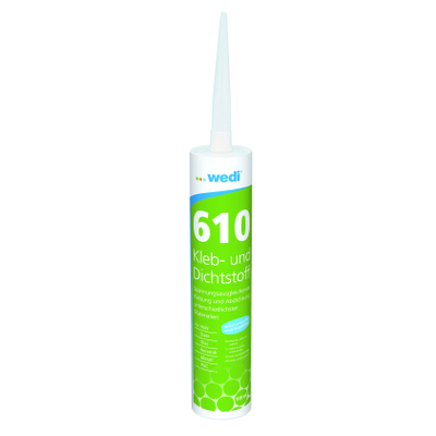 Wedi 610 lijm en afdichtmiddel 310 ml