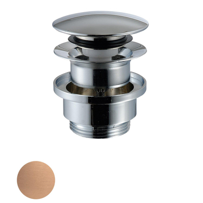 Royal plaza Thetis pop up wastafelplug 1 1/4" koper 01 TWEEDEKANS